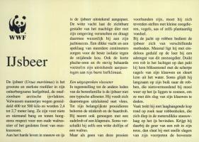 1986. "30 éves a WWF-Jegesmedve" ffém emlékérem érmés borítékon szovjet bélyeggel + bélyeg...