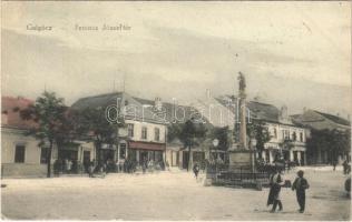 1918 Galgóc, Frasták, Hlohovec; Ferenc József tér, Bródy Simon üzlete és saját kiadása / square, publishers shop (EK)