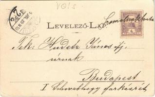 1900 Stószfürdő, Stoósz-fürdő, Kúpele Stós; nyaraló. Wlaszlovits Gusztáv 1055. / villa (EK)