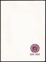 100 éves magyar Atlétikai Szövetség emléklapja, Csák Ibolya, Zsivótzky Gyula aláírásával