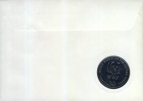 1986. "30 éves a WWF-Afrikai manátusz" ffém emlékérem érmés borítékon togoi bélyeggel + bé...