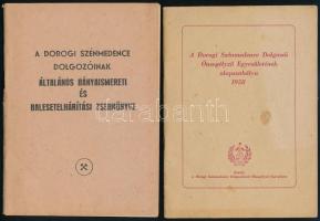 1958 A Dorogi Szénbányákkal kapcsolatos két könyvecske