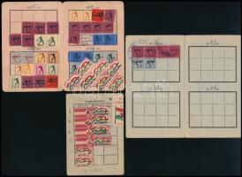 1945 MSZDP 3 féle tagsági könyv