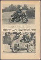 Rózsa György: Versenyzők, versenymotorok. Bp., 1957, Sport. Kiadói kopott, foltos félvászon-kötés