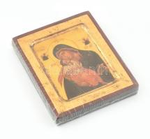 Bizánci ikon másolat arany fóliával 10x13 cm