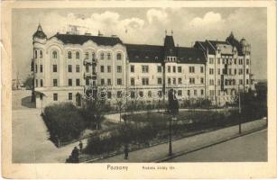 1916 Pozsony, Pressburg, Bratislava; András király tér. Hardtmuth E. kiadása / square (EB)