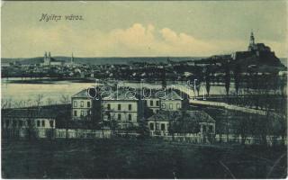 1908 Nyitra, Nitra; látkép. Fürst Sz. kiadása / general view (EK)