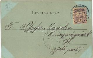 1900 Komárom, Komárno; Sport kert, teniszpálya. Spitzer Sándor kiadása / sport club, tennis court (E...