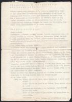1981 Győr, Pataky Kornél (1920-1998) győri püspök gépelt levele "Juniláló" (jubiláló) háza...