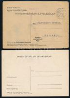 16 db postaszolgálati levelezőlap klf időszakokból, nagyrészt használatlanok