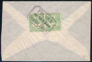 1909 Levél FOLYÁS postaügynökségi bélyegzéssel / Cover with postal agency postmark