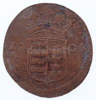 1705. X Poltura Cu "II. Rákóczi Ferenc" (7,32g) T:2-
Hungary 1705. X Poltura Cu "Fra...