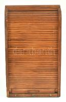 cca 1950 Gamma mikroszkóp fa ládában (42 cm)+ kapcsolódó könyv