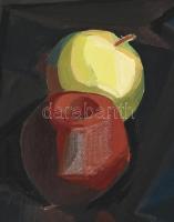 Fóth Ernő (1934-2009): Csendélet. Olaj, vászon. Jelzett. A hátoldalán autográf felirattal. Kissé sér...