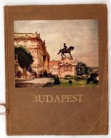 cca 1940 Budapest: Képes turisztikai kiadvány 15 egészoldalas képes táblákkal. 26x40 cm
