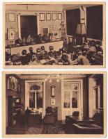 Budapest V. Kegyestanítórendi Gimnázium - 5 db régi képeslap