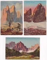 6 db RÉGI külföldi képeslap / 6 pre-1945 European postcards