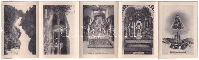 Mariazell. Art Nouveau, floral leporellocard