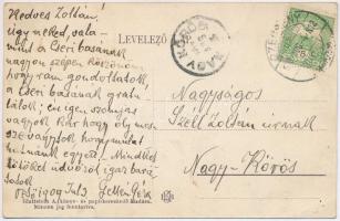 1909 Szécsény a jövő században. Glattstein A. kiadása, montázs