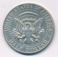 Amerikai Egyesült Államok 1968D 1/2$ Ag "Kennedy" T:2 USA 1968D 1/2 Dollar Ag "Kenned...