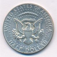 Amerikai Egyesült Államok 1969D 1/2$ Ag "Kennedy" T:2 USA 1969D 1/2 Dollar Ag "Kenned...