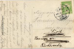 1916 Somorja, Somorin, Samorín; Első takarékpénztár, Hengermalom és villamosmű. Goldstein József kia...