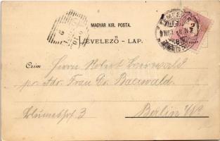 1897 (Vorläufer) Nyitra, Nitra; laktanya, vártemplom, főgimnázium. Krecsmar és Sacz / k.u.k. militar...