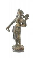 Hindu bronz szobrocska 15 cm
