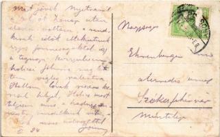 1914 Nyitra, Nitra; Tóth Vilmos utca, Schiller kávéház és szálloda / street, cafe and hotel (r)