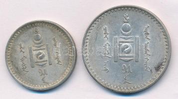Mongólia 1925. 50m Ag + 1T Ag T:2 patina 
Mongolia 1925. 50 Mongo Ag + 1 Tugrik Ag C:XF patina
Kra...