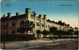 Nyitra, Nitra; Honvéd laktanya / K.u.k. military barracks (EK)