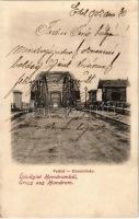 1902 Komárom, Komárnó; Vashíd / Eisenbrücke / bridge