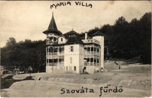 Szováta fürdő, Baile Sovata; Maria Villa. Fec. Scolik Károly fényképész