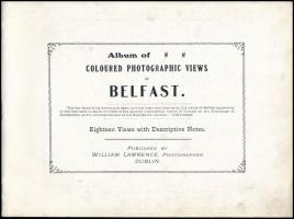 cca 1900 Belfast város ismertető füzet képekkel. 12 p. 28x21 cm