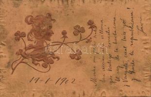 Raphael Kirchner Embossed