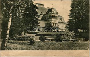 1912 Zabola, Zabala; Gróf Mikes kastély. Gobbi Alajosnak címzett levél / castle