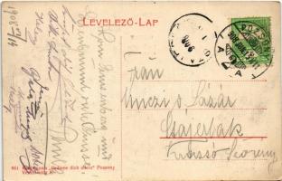 1908 Pozsony, Pressburg, Bratislava; Vaskutacska. Bediene dich allein / Eisenbründl / Zelezná Studén...