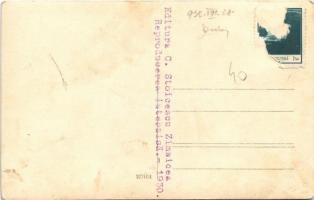 1932 Zimnicea, Str. General Nérél / street view, shops, automobile. C. Stoicescu photo (EB)