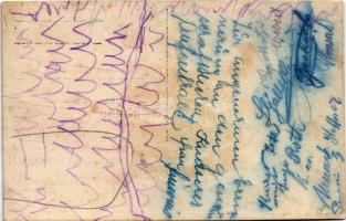 Kudzsir, Kudsir, Cugir; erdei vendéglő kerthelyisége mulatozó vendégekkel / forest restaurant with g...