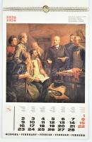 1970 Lenin életét feldolgozó többnyelvű naptár