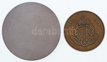 Szlovákia 1993. "145 éves a szlovákiai vasúti közlekedés" egyoldalas ezüstözött Br emlékér...