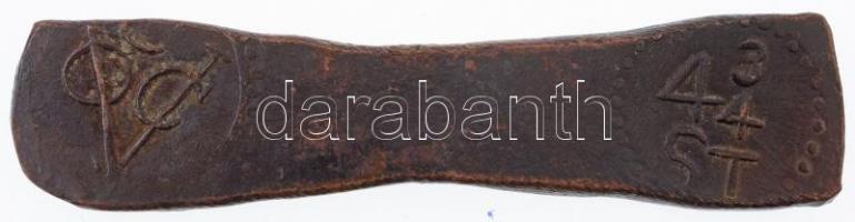 Ceylon 1785. 4 3/4S Cu rúdpénz (35,11g/17x74mm) T:2-
Ceylon 1785. 4 3/4 Stuiver Cu rod money (35,11...