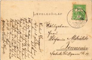 1909 Szigetfalu, Szkulya, Skulya, Sculia; Római katolikus és református templom, községháza, hitelsz...