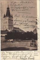 1903 Keresztényfalva, Cristian; Evangélikus erődtemplom / Lutheran fortified church. photo