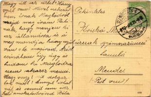 Selmecbánya, Schemnitz, Banská Stiavnica; Kis vasutunk nagy munkában, gőzmozdony, híd. Joerges 1910 ...