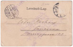 1901 Temesvár, Timisoara; Józsefváros, Polgári lövölde, belső. Králicsek Béla kiadása / shooting ran...