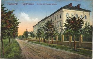 1917 Temesvár, Timisoara; Gyárváros, M. kir. állami tanítóképző / teachers' training institute (r)