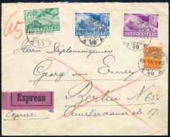 1936 Expressz levél Berlinbe / Express cover to Berlin