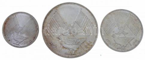 Egyesült Arab Emirátus / Ajman 1969. 1R Ag + 2R Ag + 5R Ag T:1- kis ph.
United Arab Emirates / Ajma...