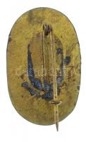 ~1960-1970. "Fővárosi Szabó Ervin Könyvtár - Törzsgárda" zománcozott jelvény (19x30mm) T:1...